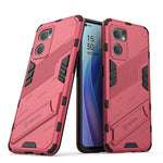 Punk Armor 2 in 1 PC + custodia per telefono antiurto in TPU con supporto invisibile, For OPPO Reno7 5G Global / Find X5 Lite