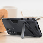 Punk Armor 2 in 1 PC + custodia per telefono antiurto in TPU con supporto invisibile, For OPPO Reno7 5G Global / Find X5 Lite
