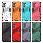 Punk Armor 2 in 1 PC + custodia per telefono antiurto in TPU con supporto invisibile, For OPPO Reno7 5G Global / Find X5 Lite