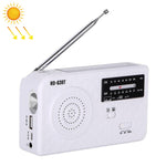 Torcia radio AM/FM a energia solare con dinamo e USB