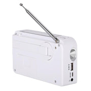 Torcia radio AM/FM a energia solare con dinamo e USB