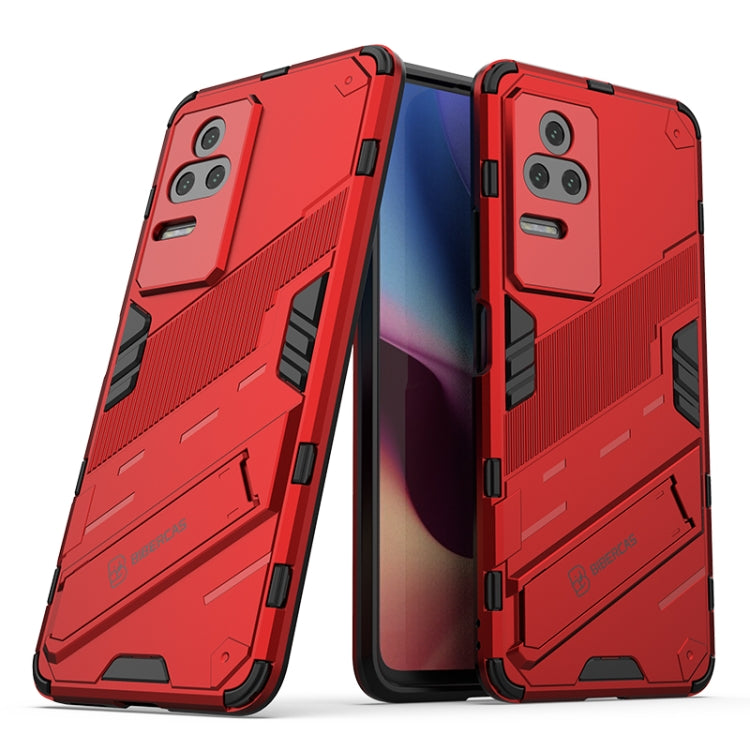 Punk Armor 2 in 1 PC + Custodia per telefono antiurto in TPU con supporto, For Xiaomi Redmi K50 Pro, For Xiaomi Redmi K50 Gaming
