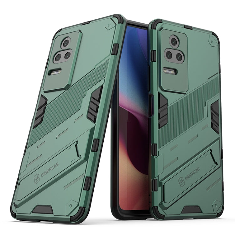 Punk Armor 2 in 1 PC + Custodia per telefono antiurto in TPU con supporto, For Xiaomi Redmi K50 Pro, For Xiaomi Redmi K50 Gaming