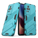 Punk Armor 2 in 1 PC + Custodia per telefono antiurto in TPU con supporto, For Xiaomi Redmi K50 Pro, For Xiaomi Redmi K50 Gaming