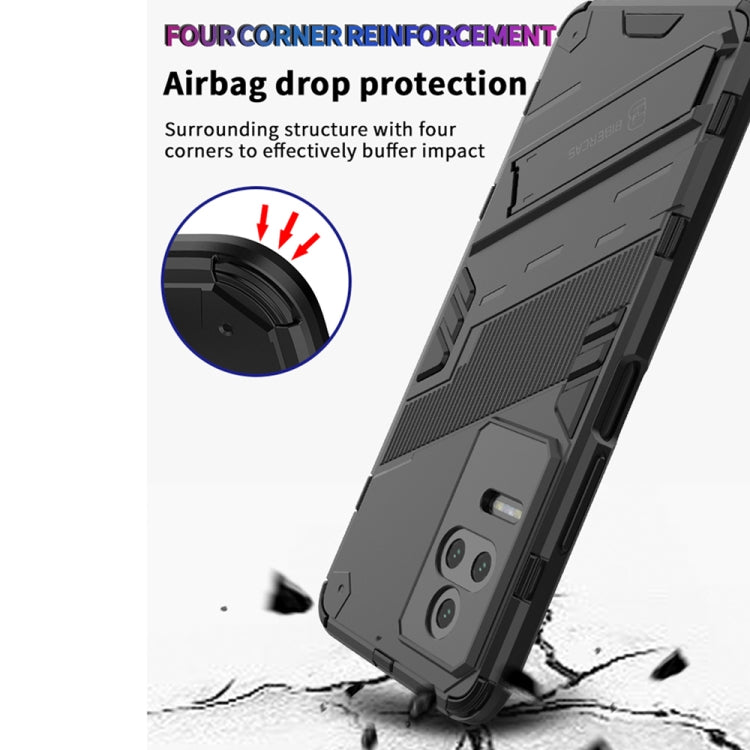 Punk Armor 2 in 1 PC + Custodia per telefono antiurto in TPU con supporto, For Xiaomi Redmi K50 Pro, For Xiaomi Redmi K50 Gaming