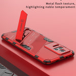 Punk Armor 2 in 1 PC + Custodia per telefono antiurto in TPU con supporto, For Xiaomi Redmi K50 Pro, For Xiaomi Redmi K50 Gaming
