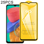 Pellicola in vetro temperato con schermo a colla intera da 25 pezzi 9D, For Samsung Galaxy M33 / M23 / F23 / A13 / M13 / F13 / Jump2 / M13 4G / A23 5G (25 PCS)