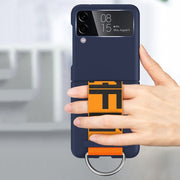 Custodia PC con cinturino da polso per Samsung Galaxy Z Flip4