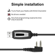 RETEVIS J9110P Cavo di programmazione USB dedicato per serie RT3S EDA0014386 / EDA0014407, J9110P