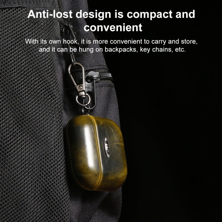 Custodia protettiva in pelle PU con fibbia per AirPods Pro
