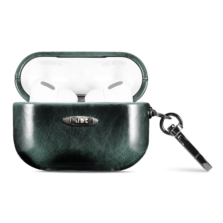 Custodia protettiva in pelle PU con fibbia per AirPods Pro