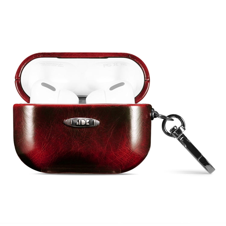 Custodia protettiva in pelle PU con fibbia per AirPods Pro