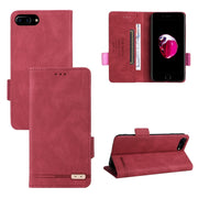 Custodia per telefono in pelle con chiusura magnetica, For iPhone SE 2022 / SE 2020 / 8 / 7