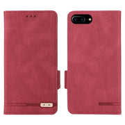 Custodia per telefono in pelle con chiusura magnetica, For iPhone SE 2022 / SE 2020 / 8 / 7