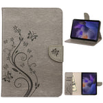 Custodia per tablet in pelle con motivo a fiore di farfalla, For Samsung Galaxy Tab A8 10.5 2021