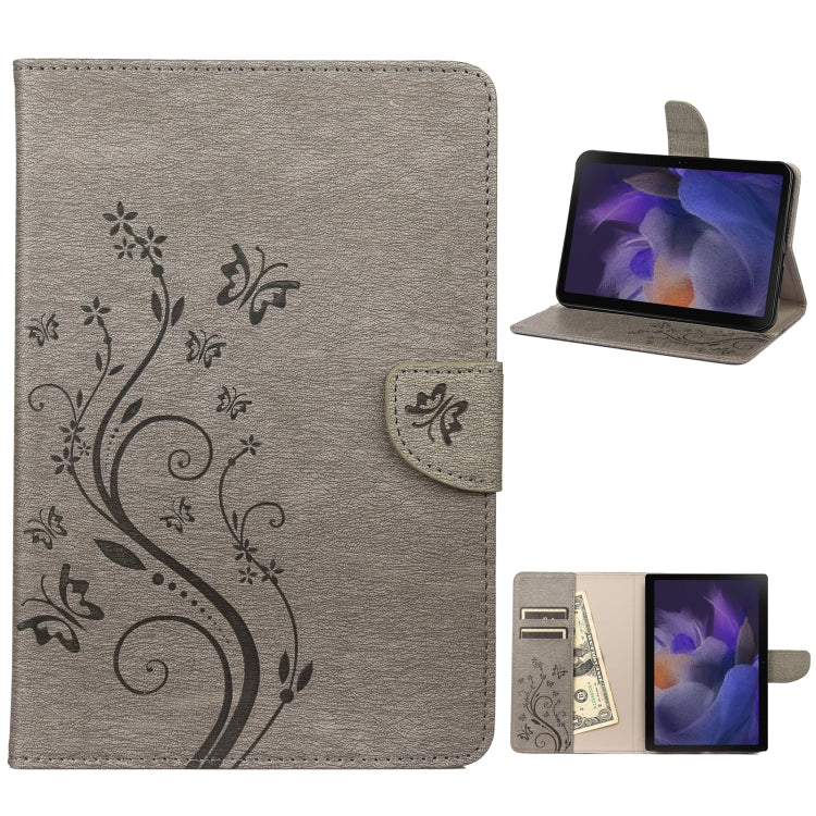 Custodia per tablet in pelle con motivo a fiore di farfalla, For Samsung Galaxy Tab A8 10.5 2021