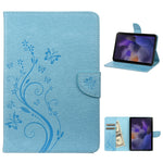 Custodia per tablet in pelle con motivo a fiore di farfalla, For Samsung Galaxy Tab A8 10.5 2021