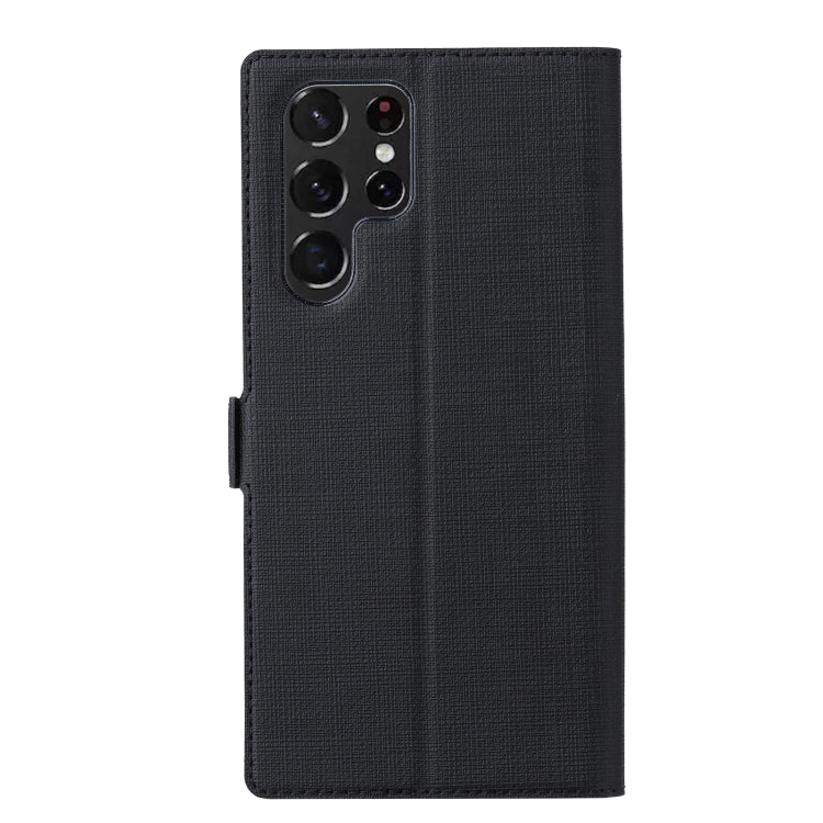 Custodia per telefono in pelle con fibbia magnetica serie ViLi K, For Samsung Galaxy S22 Ultra 5G