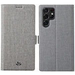 Custodia per telefono in pelle con fibbia magnetica serie ViLi K, For Samsung Galaxy S22 Ultra 5G
