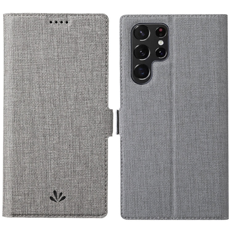 Custodia per telefono in pelle con fibbia magnetica serie ViLi K, For Samsung Galaxy S22 Ultra 5G