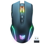 Mouse wireless con illuminazione RGB ONIKUMA CW905 2.4G, CW905 Wireless Mouse(Black), CW905 Wireless Mouse(Pink), CW905 Wireless Mouse (Grey White)