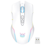 Mouse wireless con illuminazione RGB ONIKUMA CW905 2.4G, CW905 Wireless Mouse(Black), CW905 Wireless Mouse(Pink), CW905 Wireless Mouse (Grey White)