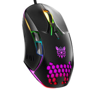 Mouse cablato con illuminazione RGB ONIKUMA CW902, CW902 Wired Mouse(Pink), CW902 Wired Mouse(White), CW902 Wired Mouse(Black), CW902 Wired Mouse(Red Orange Green), CW902 Wired Mouse(Peach)