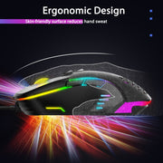 Mouse cablato con illuminazione RGB ONIKUMA CW902, CW902 Wired Mouse(Pink), CW902 Wired Mouse(White), CW902 Wired Mouse(Black), CW902 Wired Mouse(Red Orange Green), CW902 Wired Mouse(Peach)