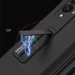 Custodia a libro per telefono a copertura totale magnetica integrata GKK con slot per penna, For Samsung Galaxy Z Fold3 5G