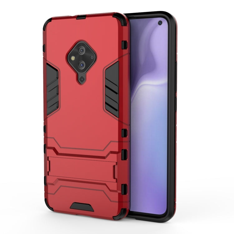 Custodia protettiva antiurto per PC + TPU con supporto invisibile, For Vivo S5, For Vivo V17 / Y9s / S1 Pro, For Xiaomi Redmi Note 8T