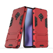Custodia protettiva antiurto per PC + TPU con supporto invisibile, For Vivo S5, For Vivo V17 / Y9s / S1 Pro, For Xiaomi Redmi Note 8T