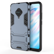 Custodia protettiva antiurto per PC + TPU con supporto invisibile, For Vivo S5, For Vivo V17 / Y9s / S1 Pro, For Xiaomi Redmi Note 8T