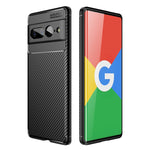 Custodia per telefono in TPU antiurto con struttura in fibra di carbonio, For Google Pixel 7 Pro, For Google Pixel 7