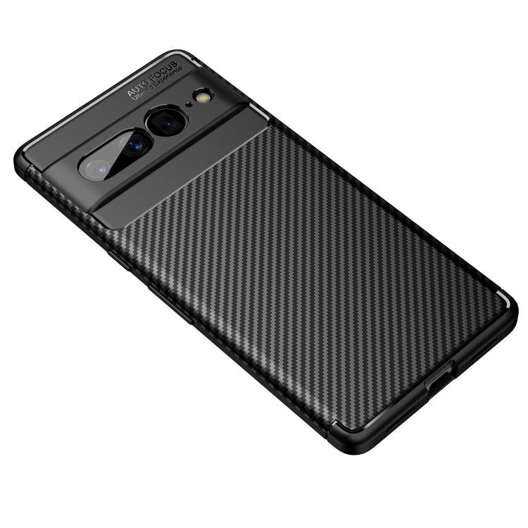 Custodia per telefono in TPU antiurto con struttura in fibra di carbonio, For Google Pixel 7 Pro, For Google Pixel 7