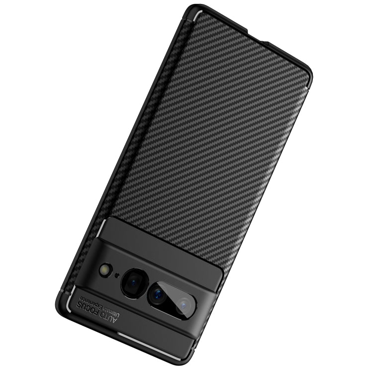 Custodia per telefono in TPU antiurto con struttura in fibra di carbonio, For Google Pixel 7 Pro, For Google Pixel 7