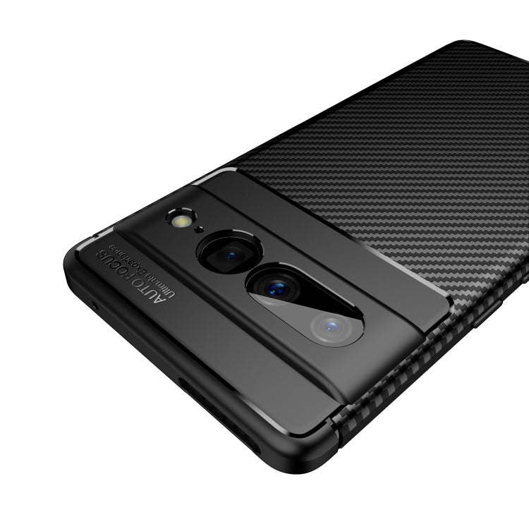 Custodia per telefono in TPU antiurto con struttura in fibra di carbonio, For Google Pixel 7 Pro, For Google Pixel 7