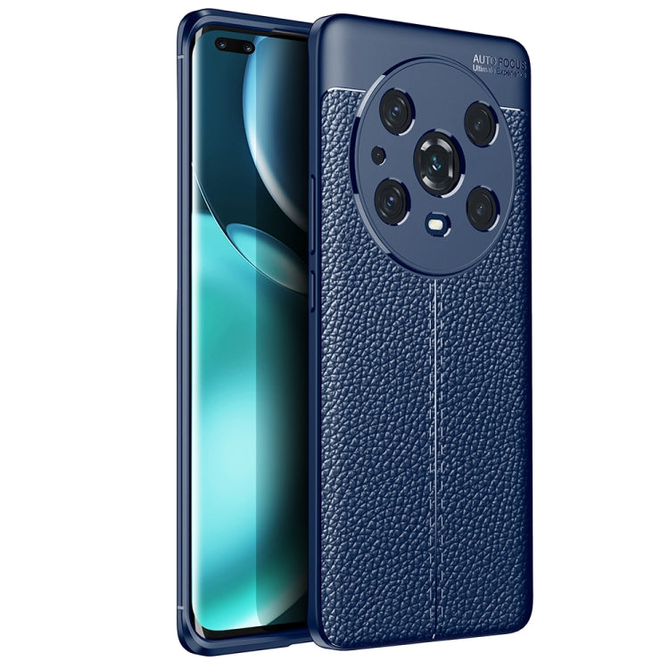 Custodia per telefono in TPU antiurto con texture Litchi, For Honor Magic4 Pro, For Honor Magic4