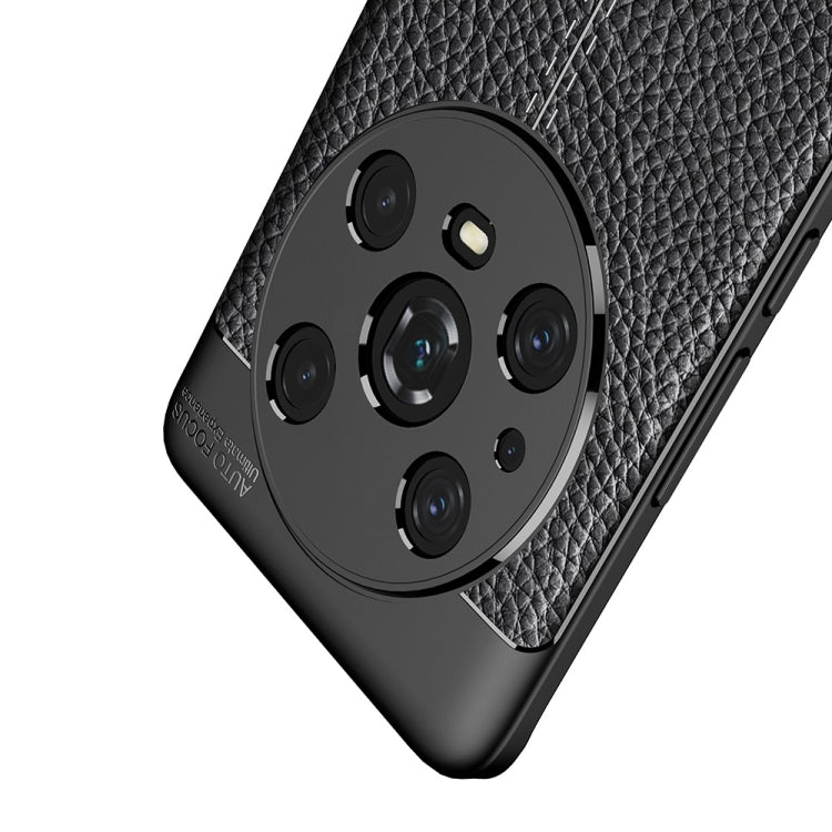 Custodia per telefono in TPU antiurto con texture Litchi, For Honor Magic4 Pro, For Honor Magic4