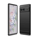 Custodia per telefono TPU in fibra di carbonio con trama spazzolata, For Google Pixel 7 Pro 5G, For Google Pixel 7 5G