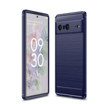 Custodia per telefono TPU in fibra di carbonio con trama spazzolata, For Google Pixel 7 Pro 5G, For Google Pixel 7 5G