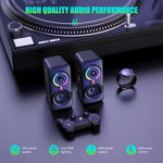 ONIKUMA L6 RGB Lighting Computer Audio con funzione Bluetooth, L6