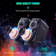 ONIKUMA L6 RGB Lighting Computer Audio con funzione Bluetooth, L6