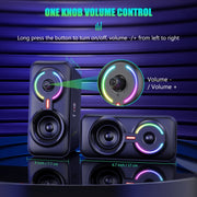 ONIKUMA L6 RGB Lighting Computer Audio con funzione Bluetooth, L6