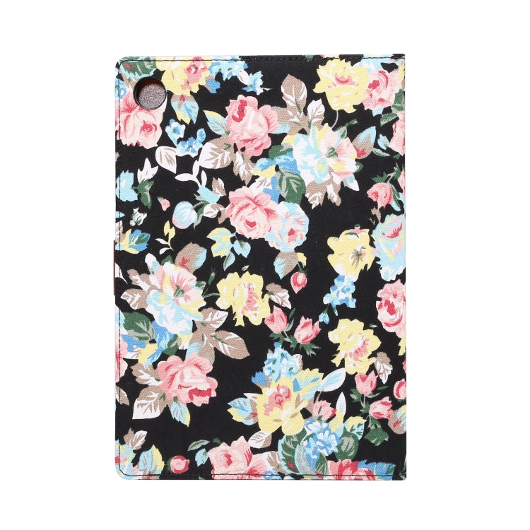 Custodia Smart Tablet in pelle di stoffa fiore, For Samsung Galaxy Tab A8 10.5 2021 X200 / X205