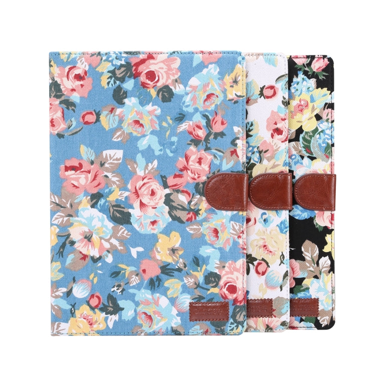 Custodia Smart Tablet in pelle di stoffa fiore, For Samsung Galaxy Tab A8 10.5 2021 X200 / X205