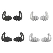 iMeBoBo A1 Shark Fin Version Tappi per le orecchie con riduzione del rumore per dormire in silicone nano, Two Layer, Three Layer