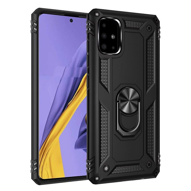 Custodia antiurto TPU PC con supporto per Galaxy A71