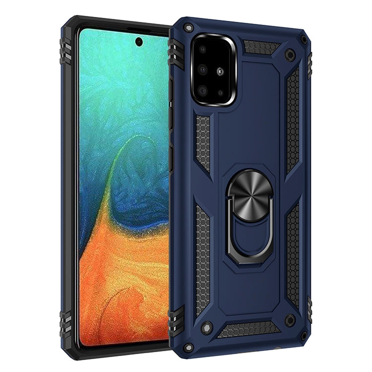 Custodia antiurto TPU PC con supporto per Galaxy A71