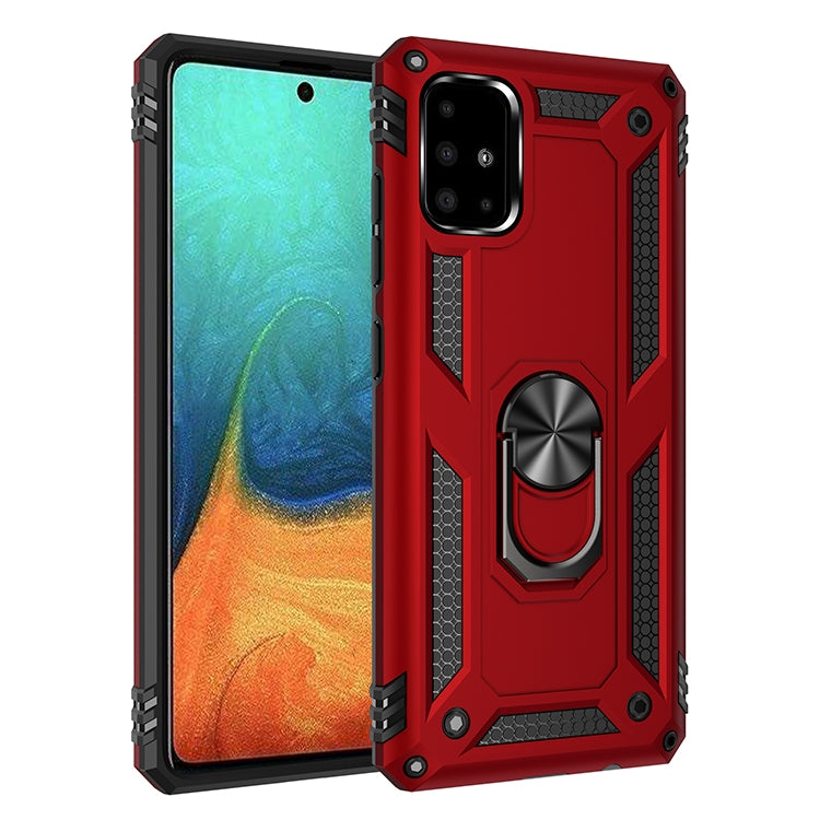 Custodia antiurto TPU PC con supporto per Galaxy A71