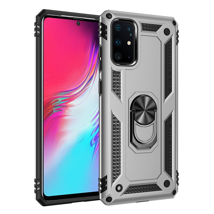 Custodia antiurto TPU PC con supporto per Galaxy A71